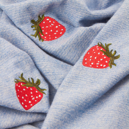 Furn Fruits Throw - Berry Sweet Blue