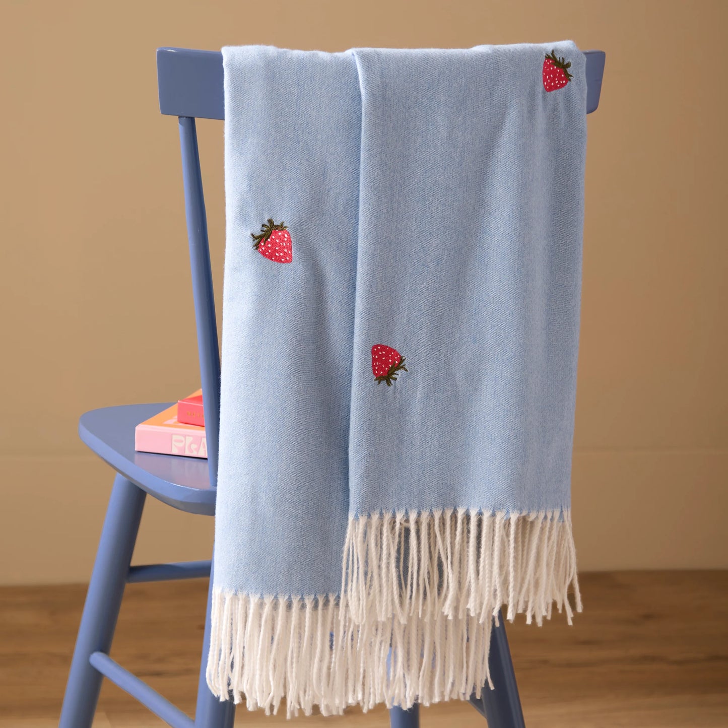 Furn Fruits Throw - Berry Sweet Blue