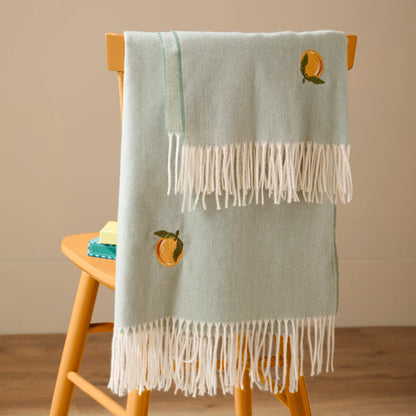 Furn Fruits Throw - Zesty Orange