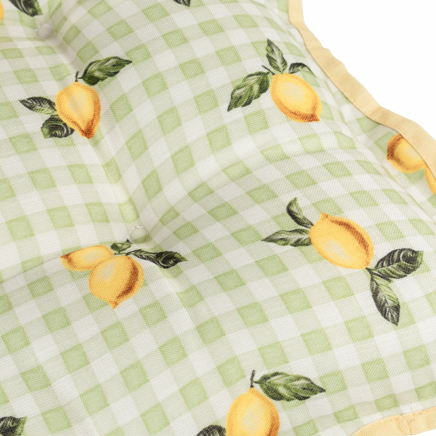 Furn Fruits Lemons Outdoor Seat Pads (Pair) - Sage