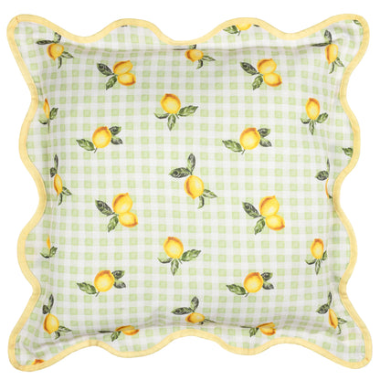 Furn Fruits Lemons Outdoor Cushion - Sage
