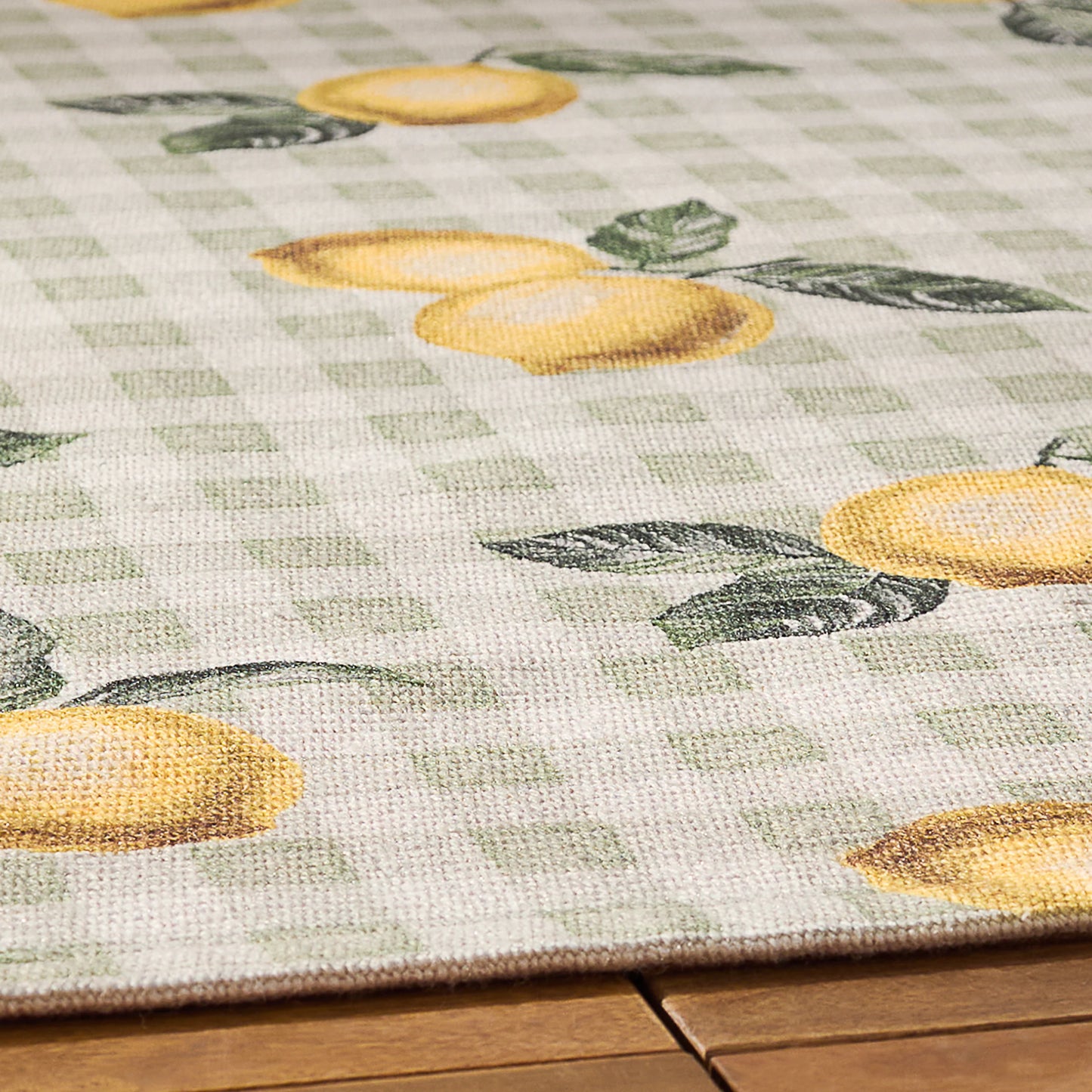 Furn Fruits Lemons Indoor/Outdoor Rug - Sage
