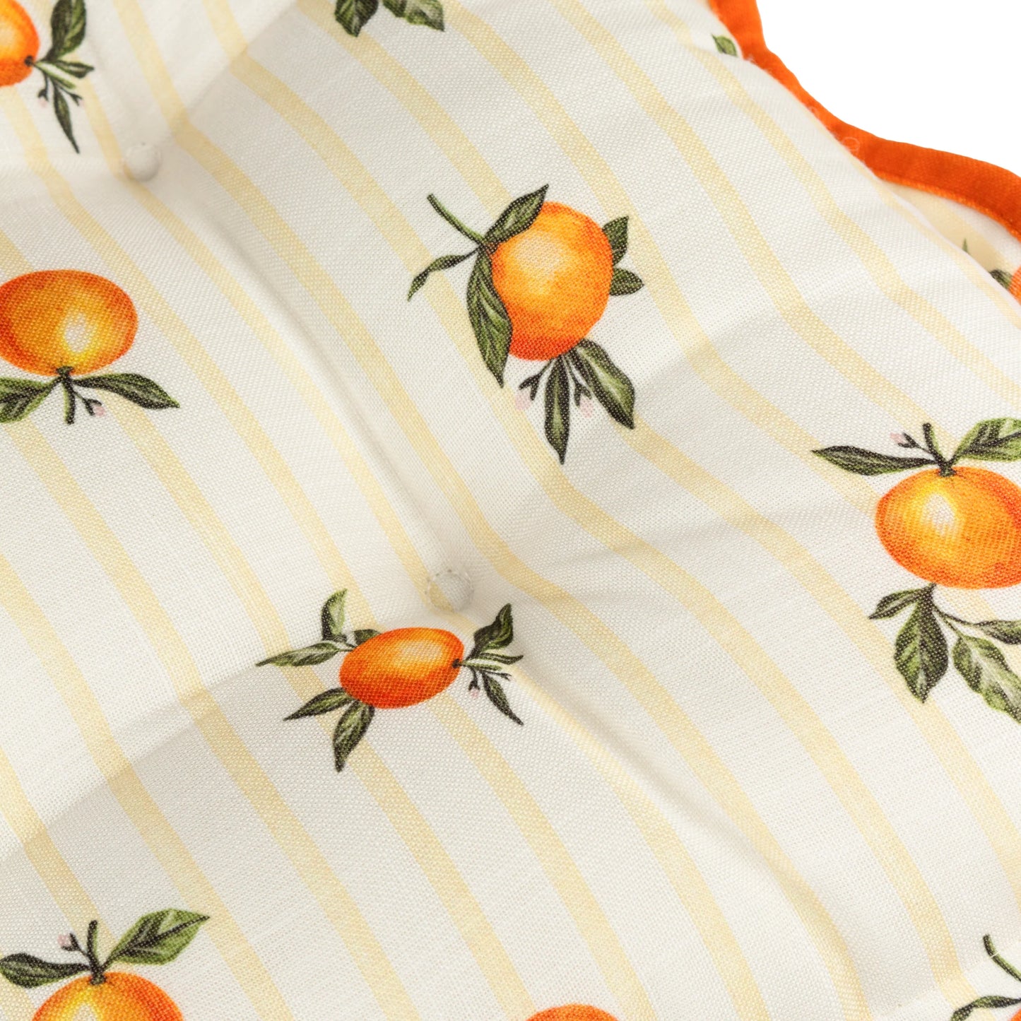 Furn Fruits Oranges Outdoor Seat Pads (Pair) - Yellow