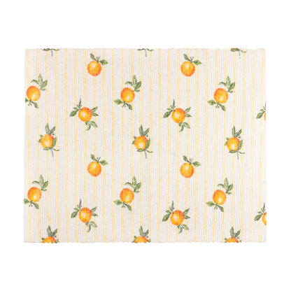 Furn Fruits Oranges Indoor/Outdoor Placemats (Pack of 4) - Yellow