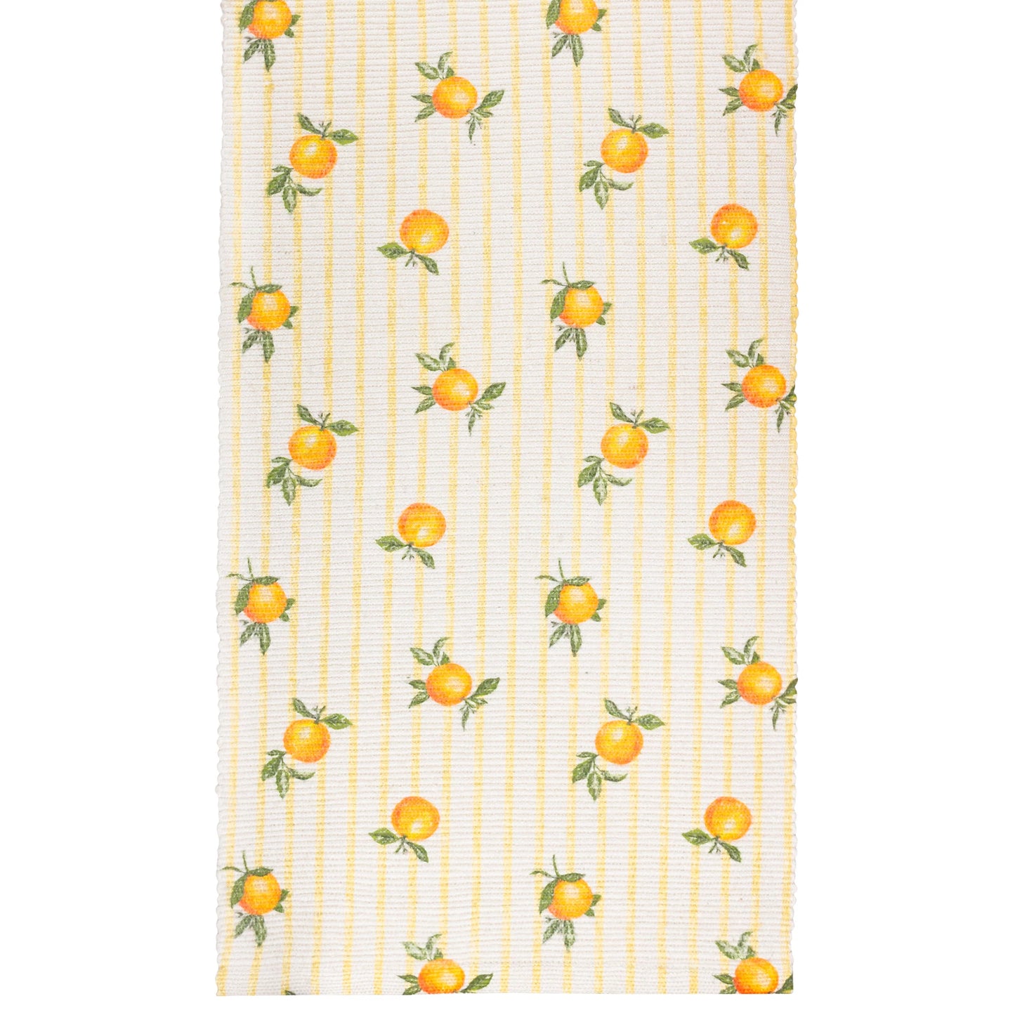 Furn Fruits Oranges Indoor/Outdoor Table Runner - Yellow