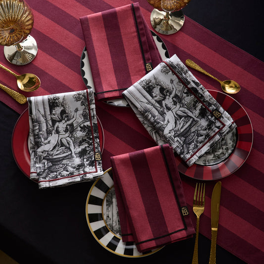 Laurence Llewelyn-Bowen Festivo Napkin (4 Pack) - Red