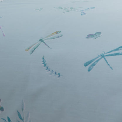 Fifi Duvet Cover Set by Dreams & Drapes Decorative in Duck Egg - Duvet Cover Set - Dreams & Drapes Decorative