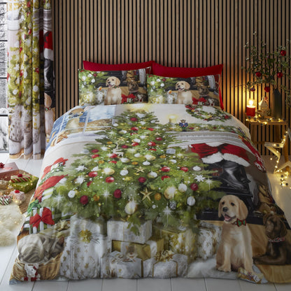 Christmas Tree Duvet Cover Set by Fusion in Multi - Duvet Cover Set - Fusion