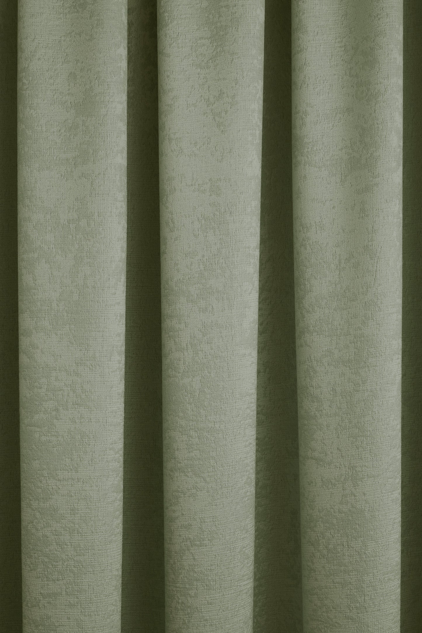 Galaxy Pair of Pencil Pleat Curtains by Fusion in Green - Pair of Pencil Pleat Curtains - Fusion