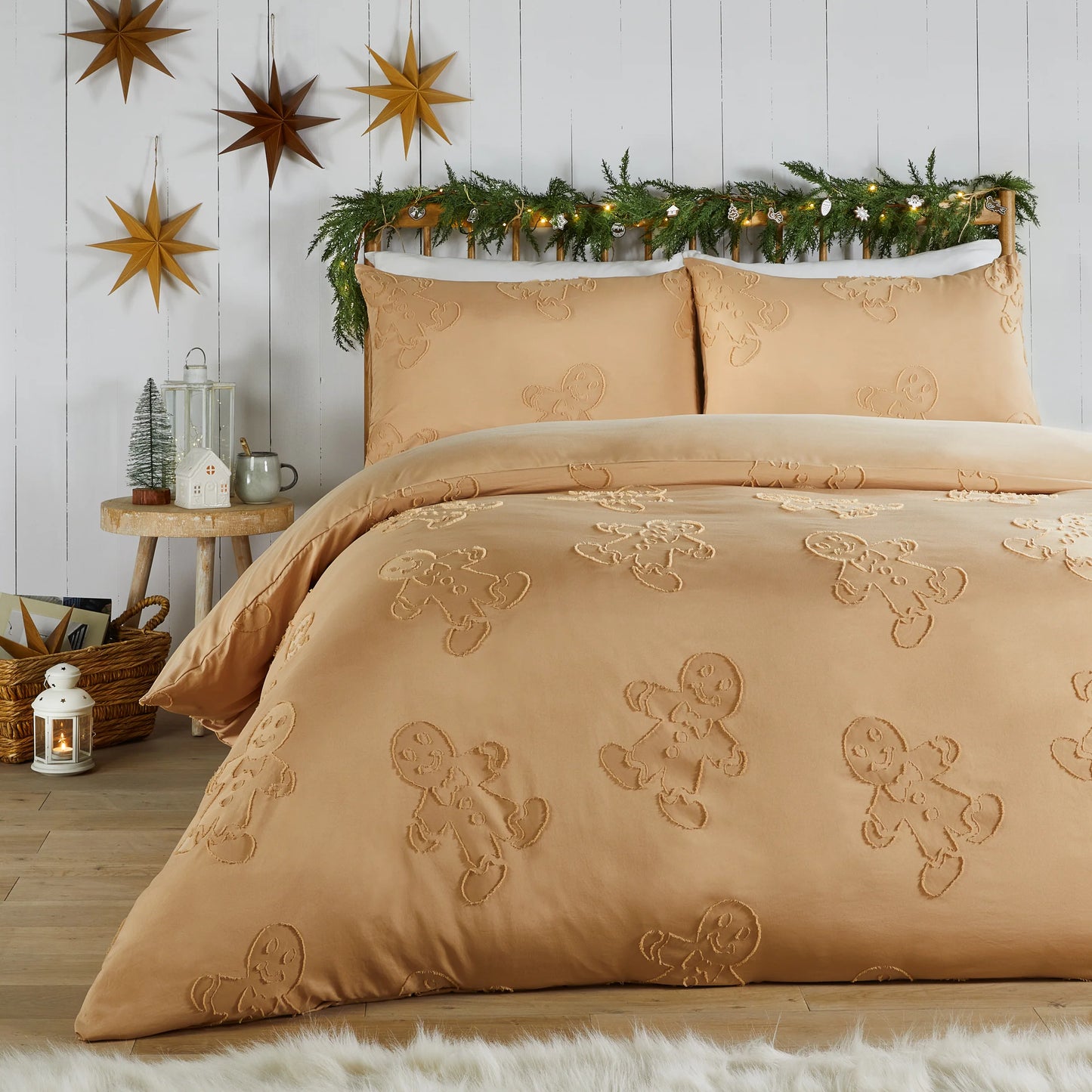 Duvet Day Gingerbread Duvet Cover Set - Ginger