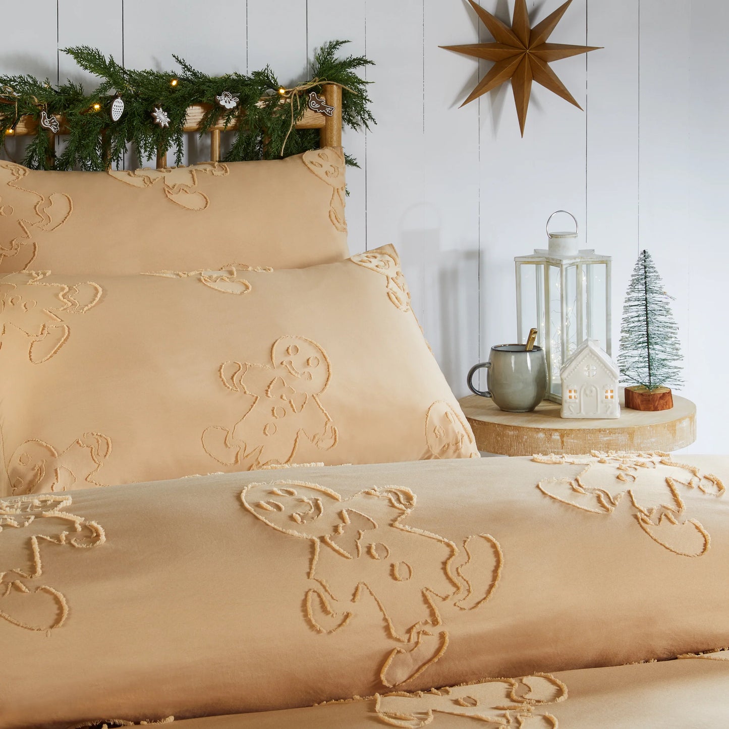 Duvet Day Gingerbread Duvet Cover Set - Ginger