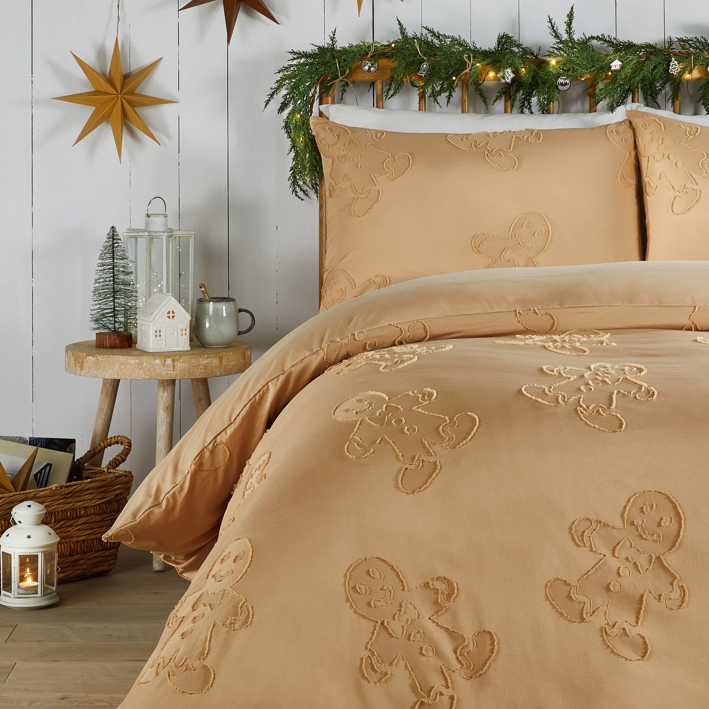 Duvet Day Gingerbread Duvet Cover Set - Ginger