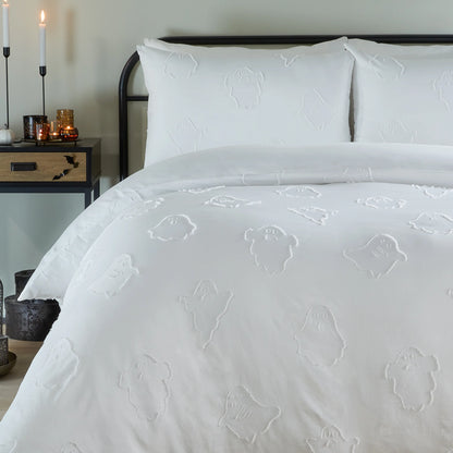 Duvet Day Ghostly Ghouls Duvet Cover Set - White