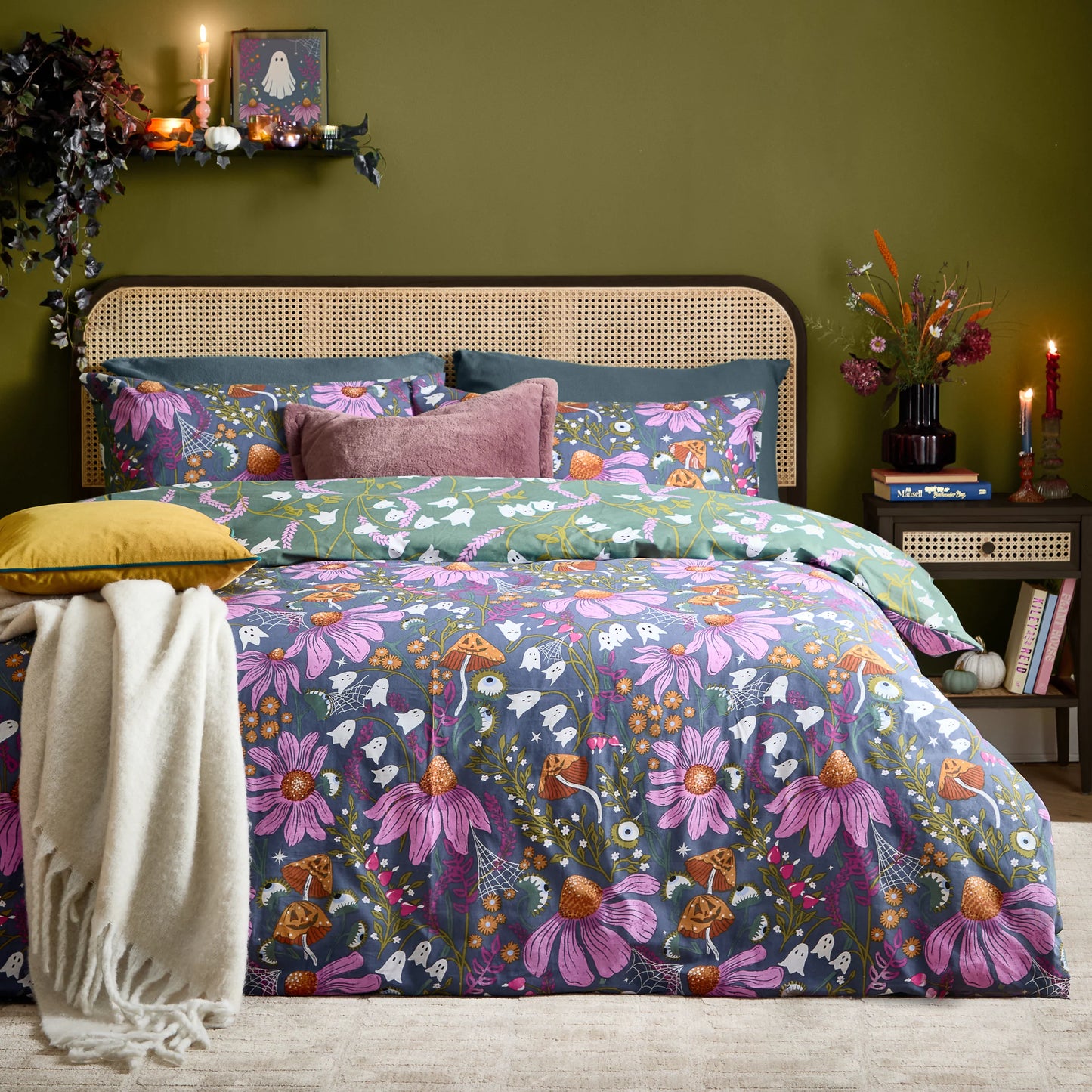 Furn Ghoul Gardens Duvet Cover Set - Multicolour