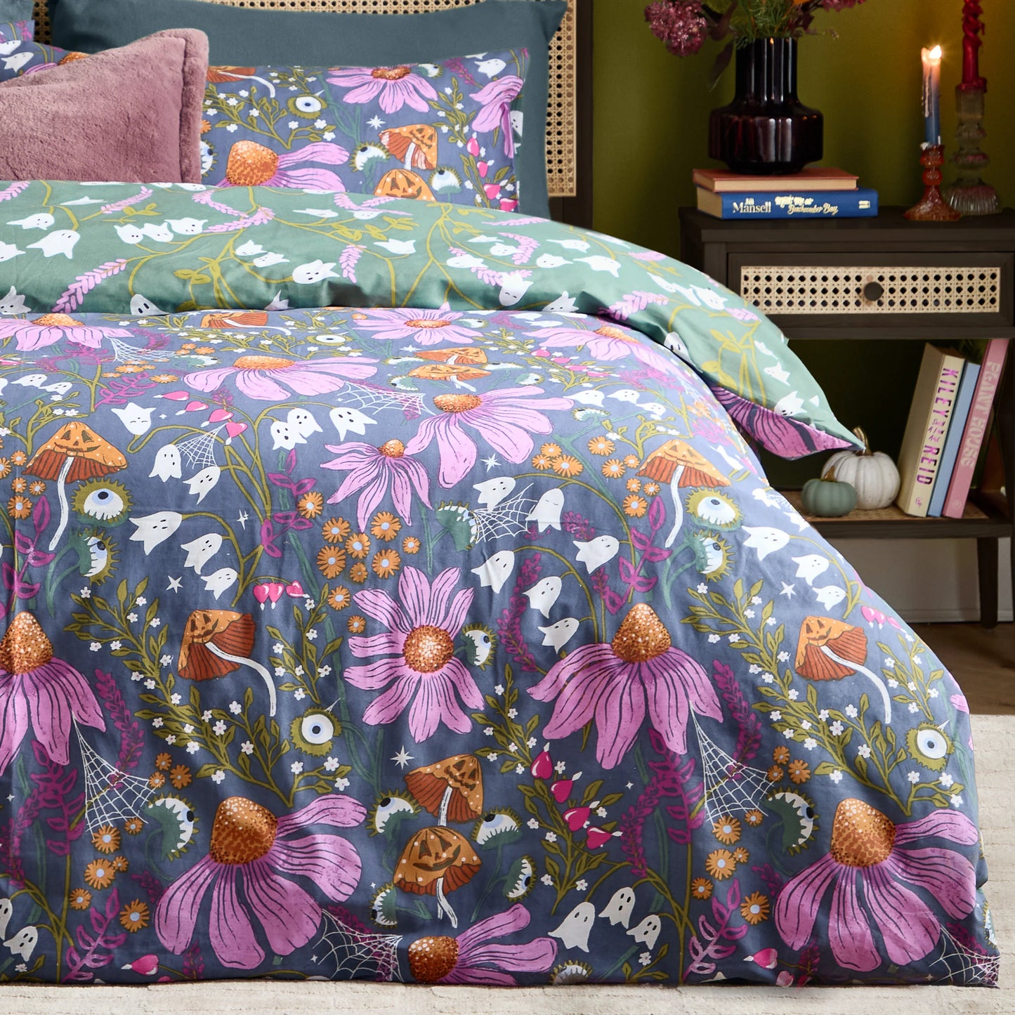 Furn Ghoul Gardens Duvet Cover Set - Multicolour