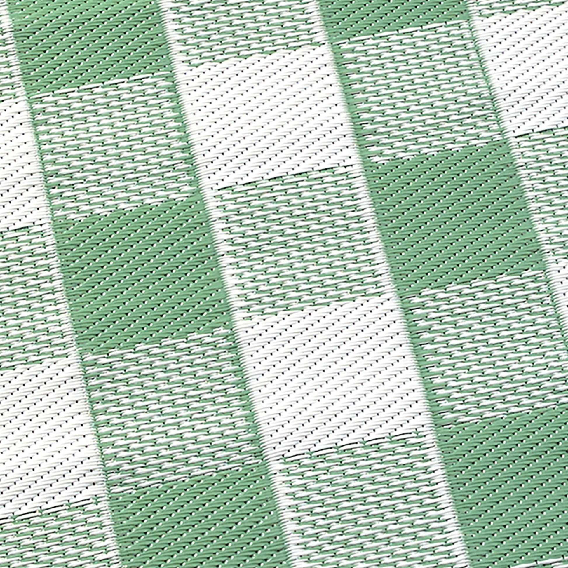 Gingham Outdoor Rug by Dreams & Drapes Design in Green 120 x 170cm - Outdoor Rug - Dreams & Drapes Design