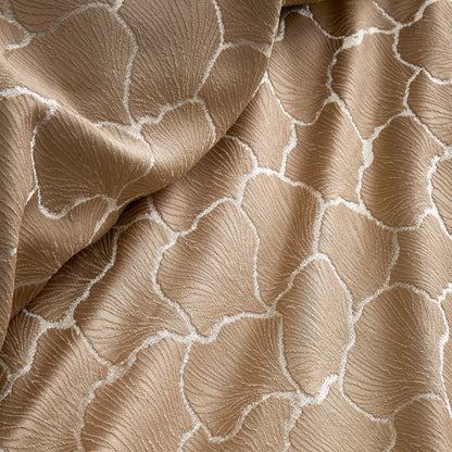 Ginko Jacquard Duvet Cover Set in Natural - Duvet Cover Set - Soiree