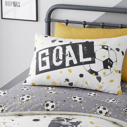 Goal Duvet Cover Set by Bedlam in Gold - Duvet Cover Set - Bedlam