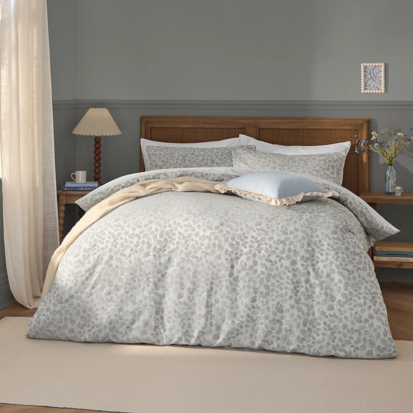 Wylder Grace Duvet Cover Set - Mist Grey