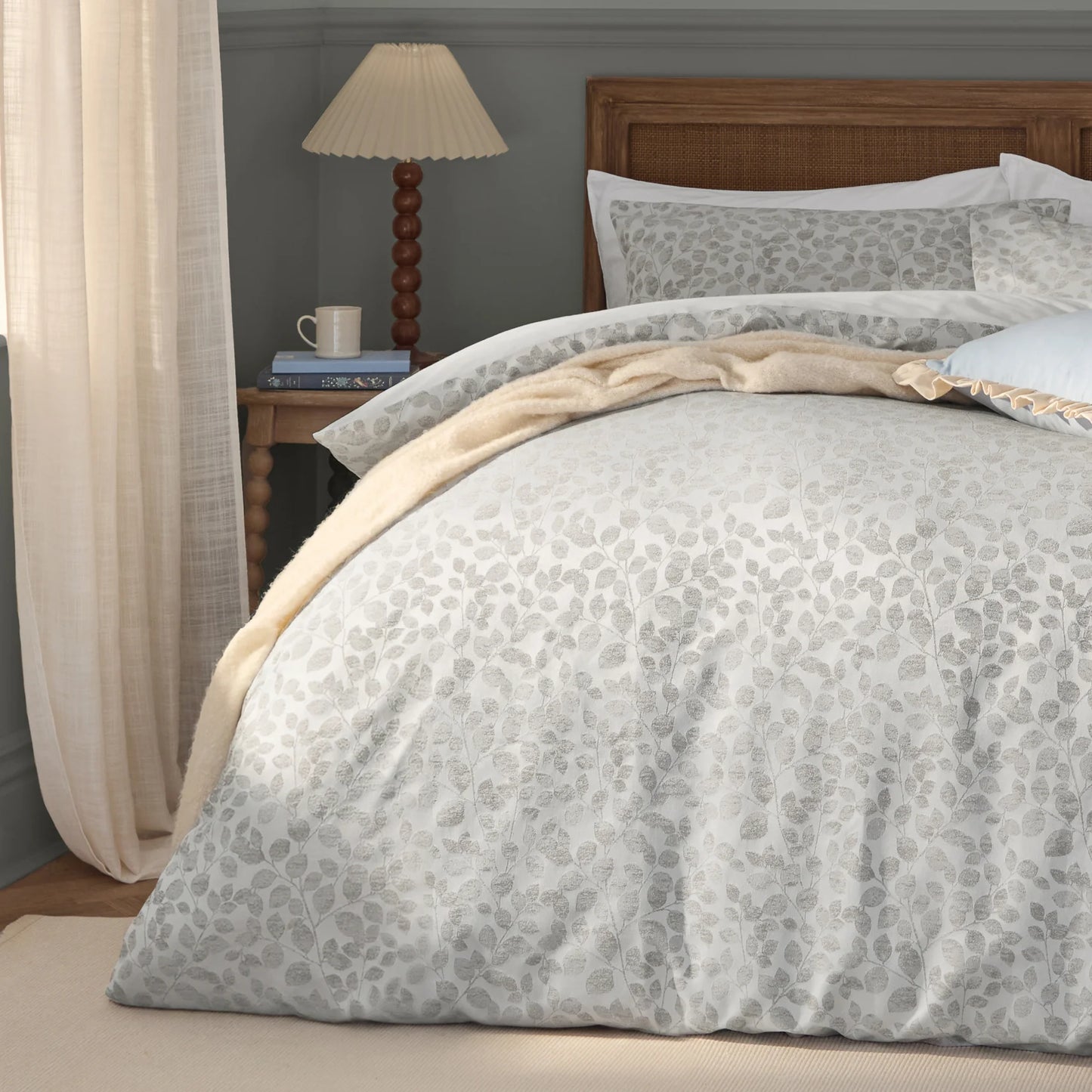 Wylder Grace Duvet Cover Set - Mist Grey