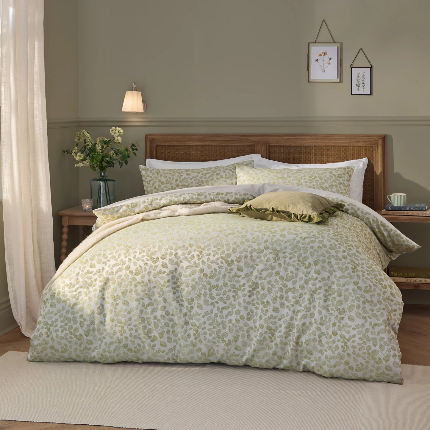 Wylder Grace Duvet Cover Set - Sage