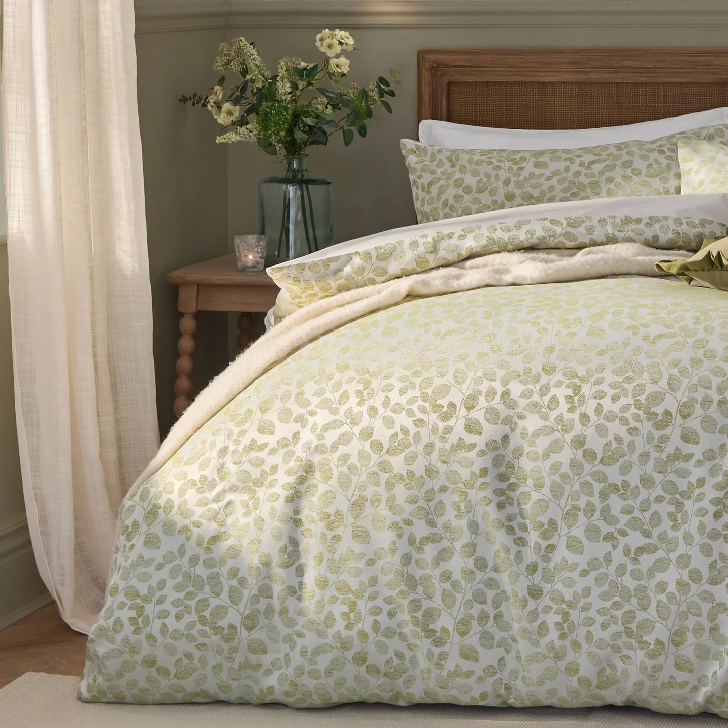 Wylder Grace Duvet Cover Set - Sage