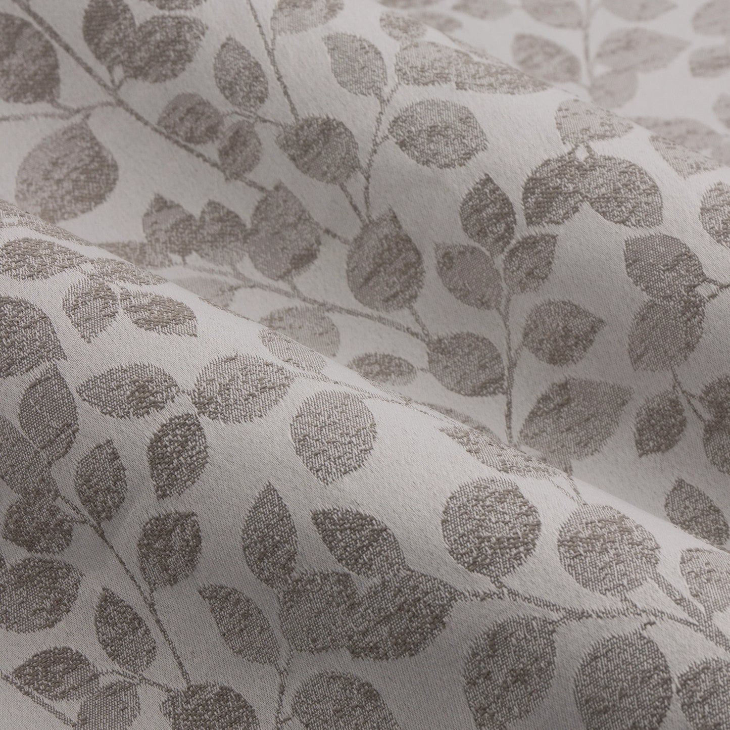 Wylder Grace Leaf Eyelet Curtains - Mist Grey