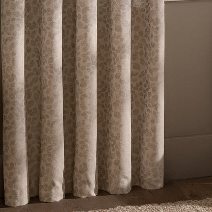 Wylder Grace Leaf Eyelet Curtains - Taupe