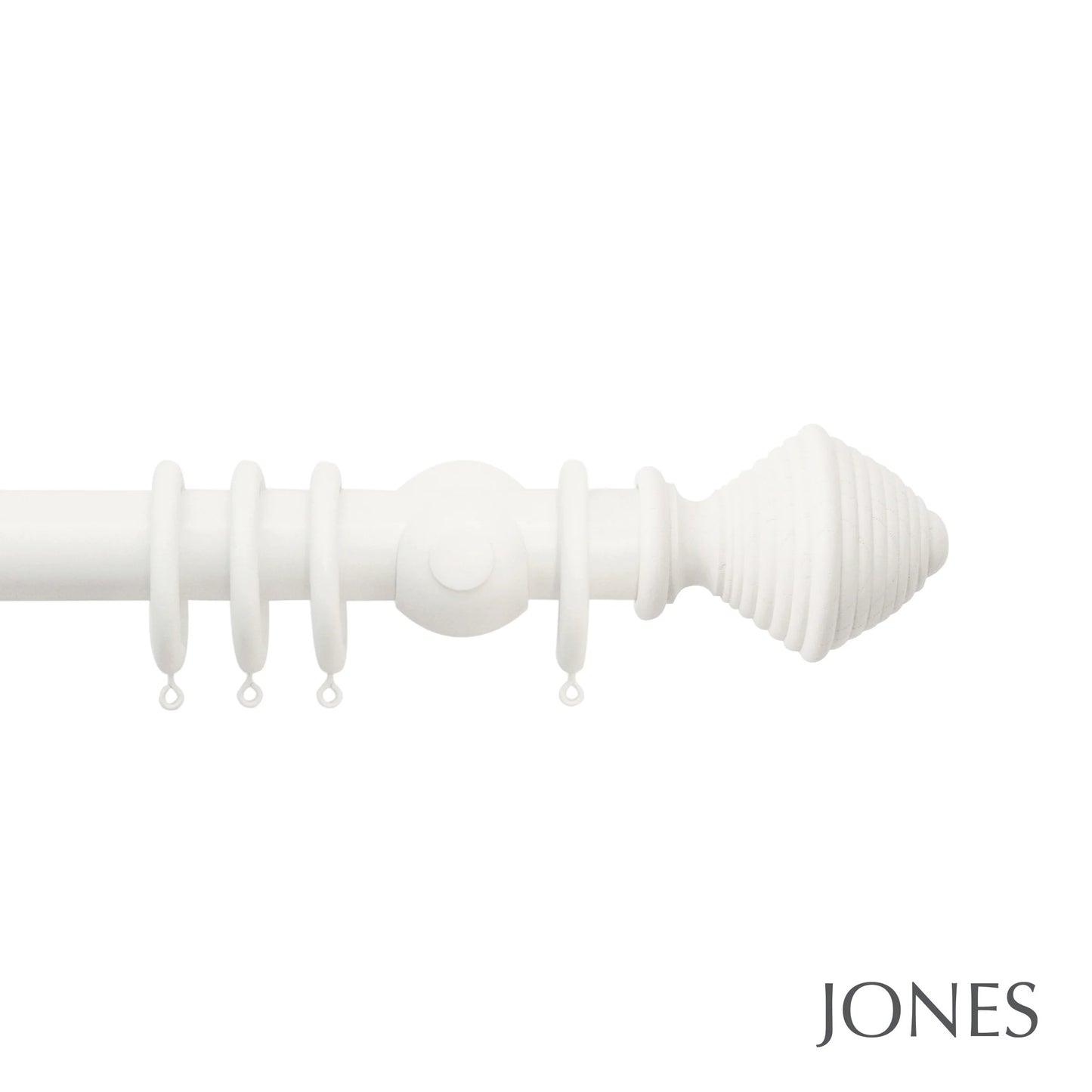 Jones Seychelles Hive 40mm Wooden Curtain Pole - Cotton
