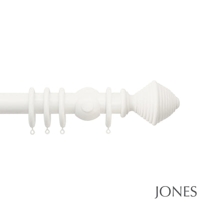 Jones Seychelles Hive 40mm Wooden Curtain Pole - Cotton