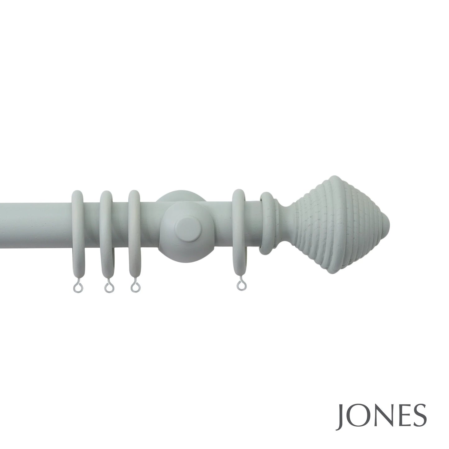 Jones Seychelles Hive 40mm Wooden Curtain Pole - Haze