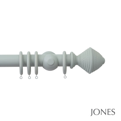 Jones Seychelles Hive 40mm Wooden Curtain Pole - Haze