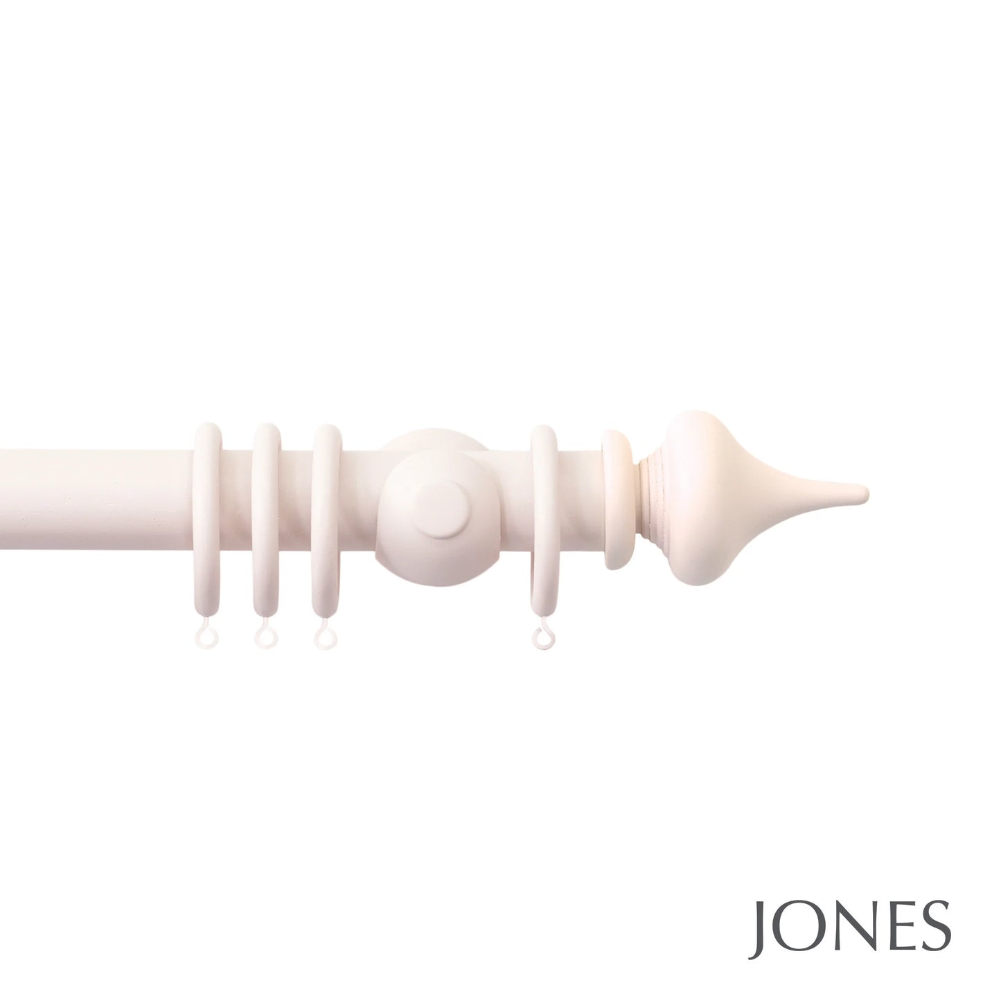 Jones Seychelles Minaret 40mm Wooden Curtain Pole - Blush