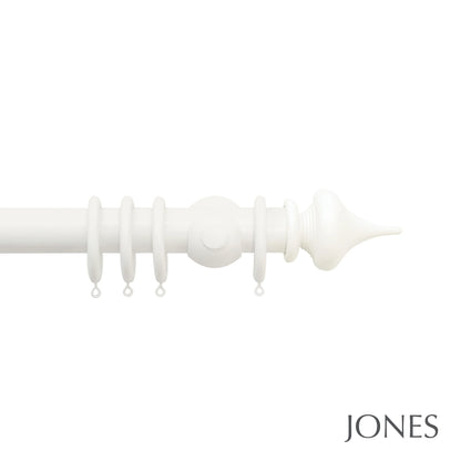 Jones Seychelles Minaret 40mm Wooden Curtain Pole - Cotton
