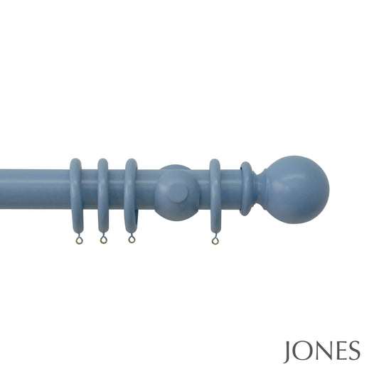 Jones Estate Ball 48mm Wooden Curtain Pole - Regatta