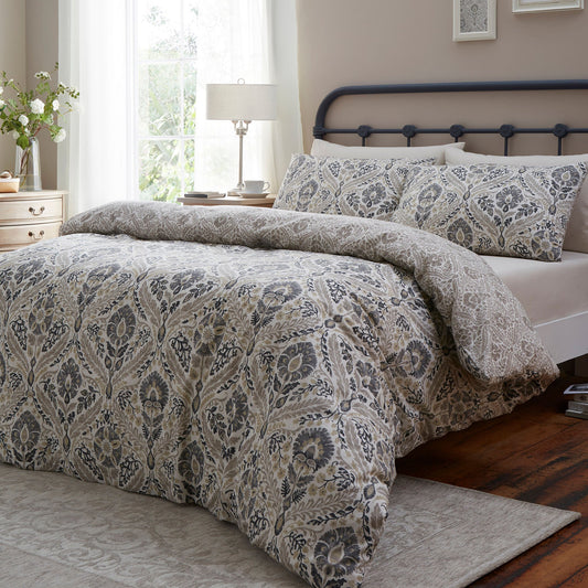 Dreams & Drapes Design Harriet Duvet Cover Set - Natural