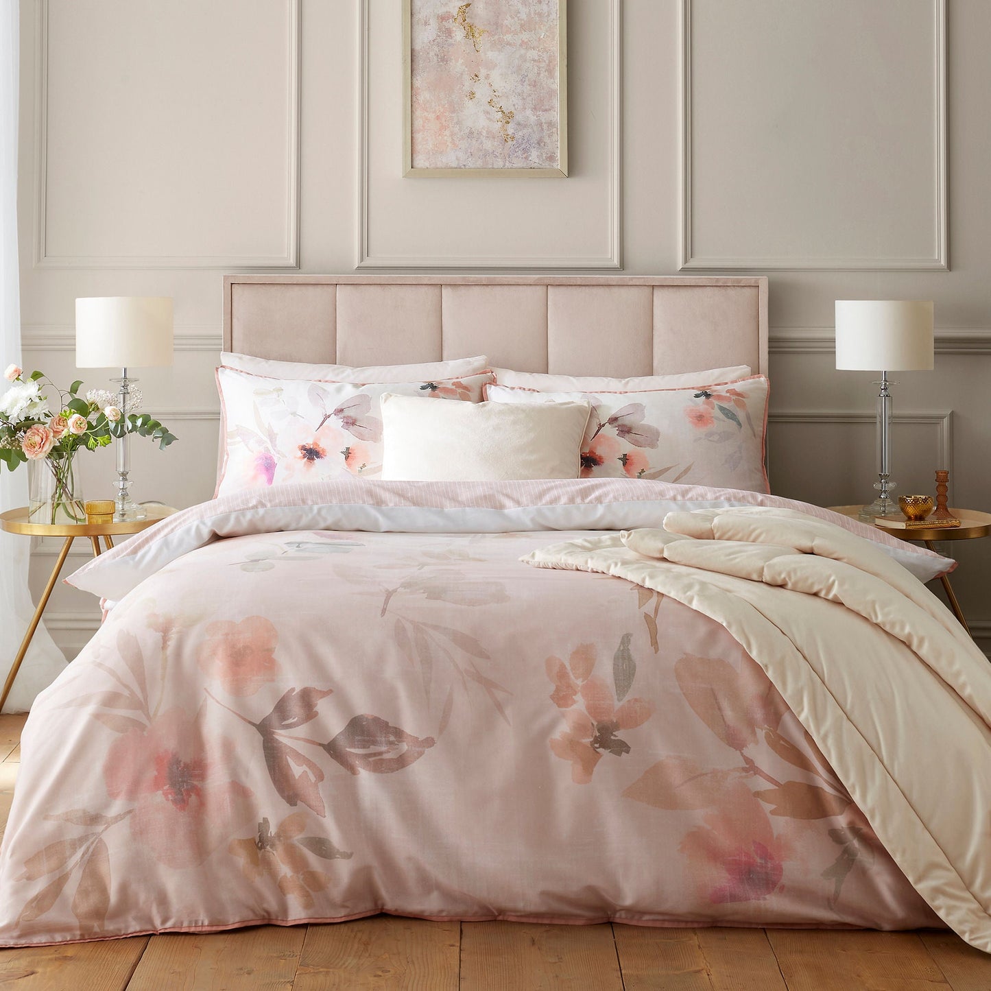 Harlan Bedspread in Cream 235 x 235cm - Bedspread - Appletree