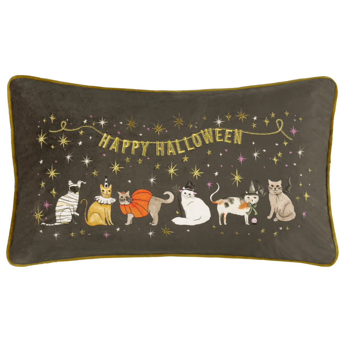 Furn Halloween Pawty Cushion - Multicolour