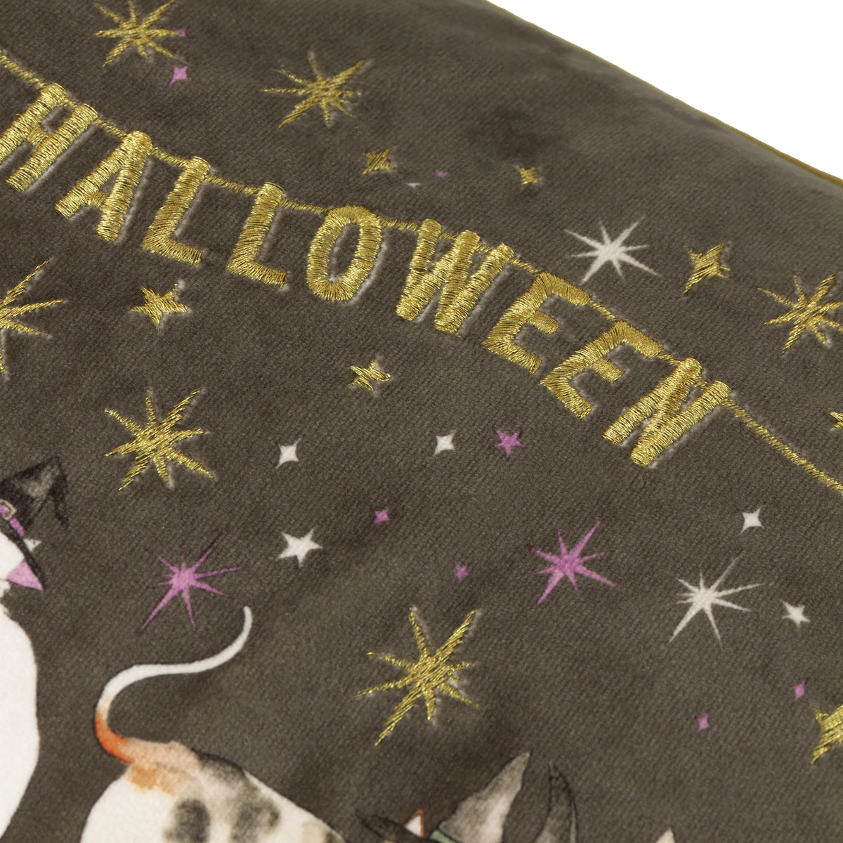 Furn Halloween Pawty Cushion - Multicolour