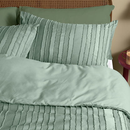 Duvet Day Harrison Stripe Duvet Cover Set - Eucalyptus