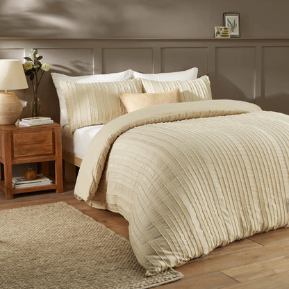 Duvet Day Harrison Stripe Duvet Cover Set - Linen