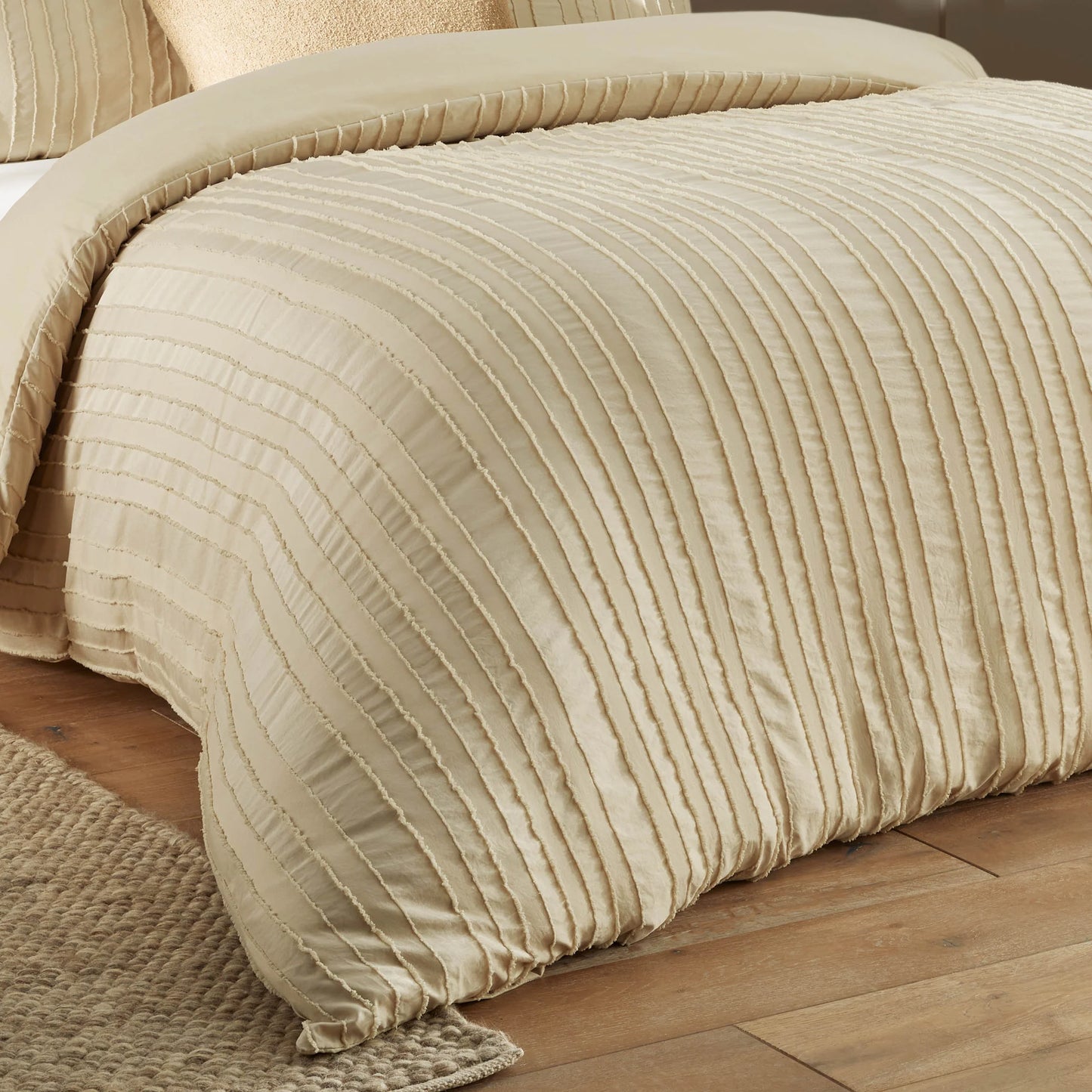 Duvet Day Harrison Stripe Duvet Cover Set - Linen