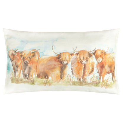 Voyage Maison Highland Cattle Outdoor Cushion - Russet