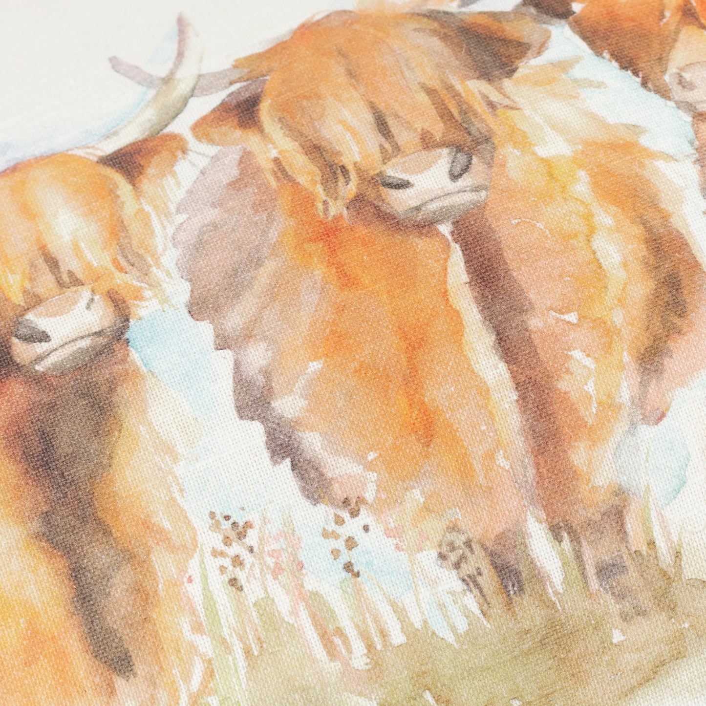 Voyage Maison Highland Cattle Outdoor Cushion - Russet