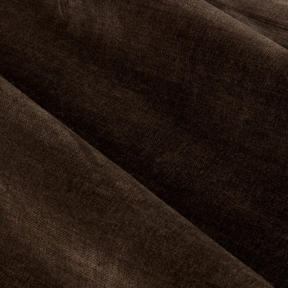 Yard Heavy Chenille Blackout Pencil Pleat Curtains - Brown