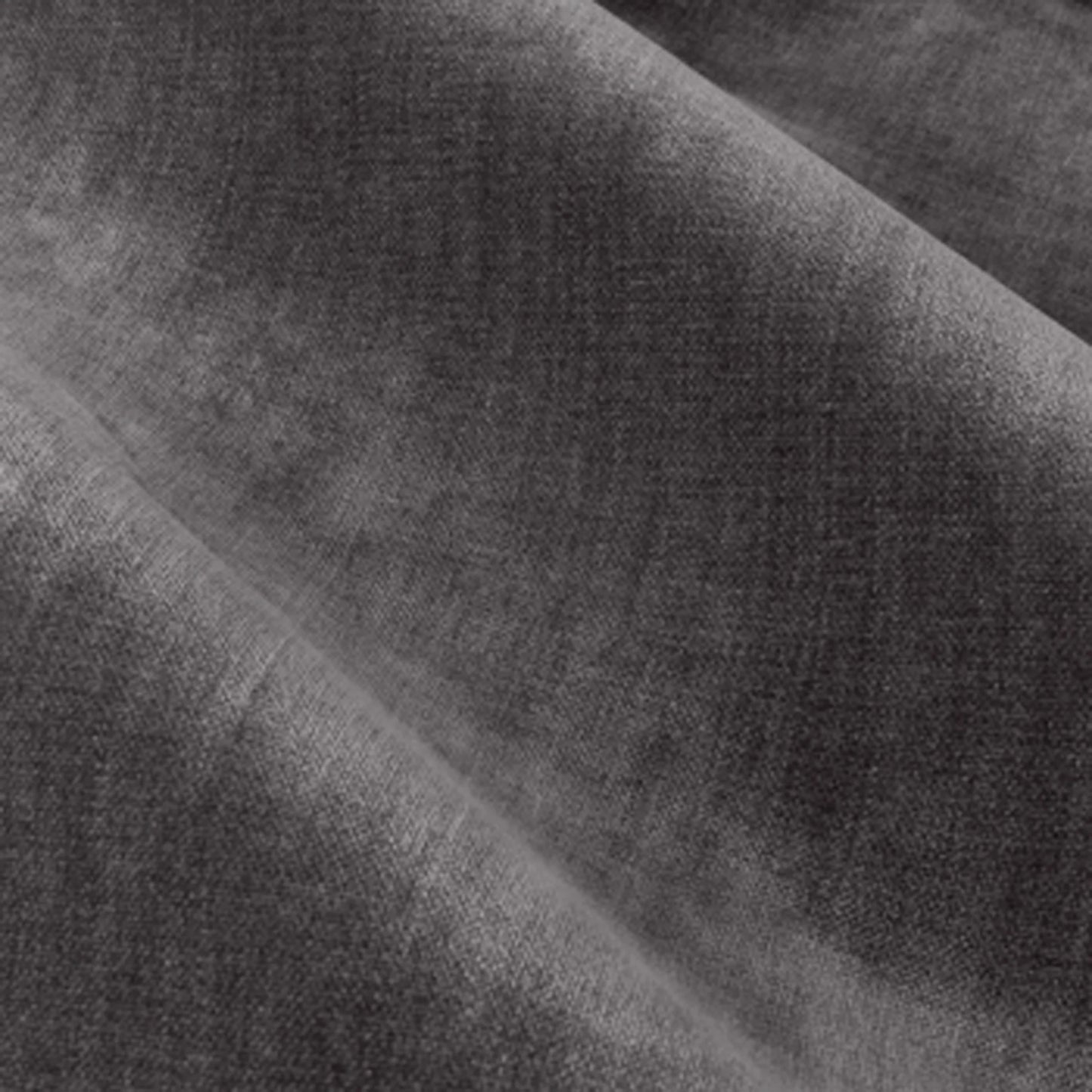 Yard Heavy Chenille Blackout Eyelet Curtains - Charcoal
