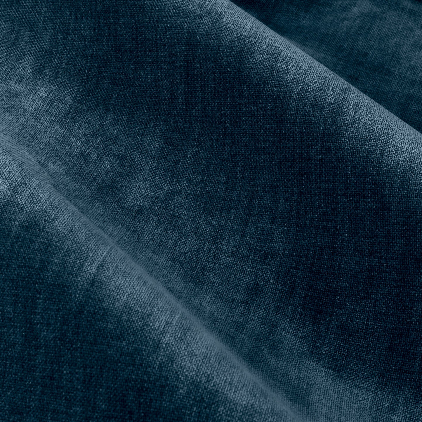 Yard Heavy Chenille Blackout Eyelet Curtains - Navy