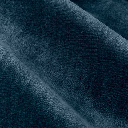 Yard Heavy Chenille Blackout Eyelet Curtains - Navy