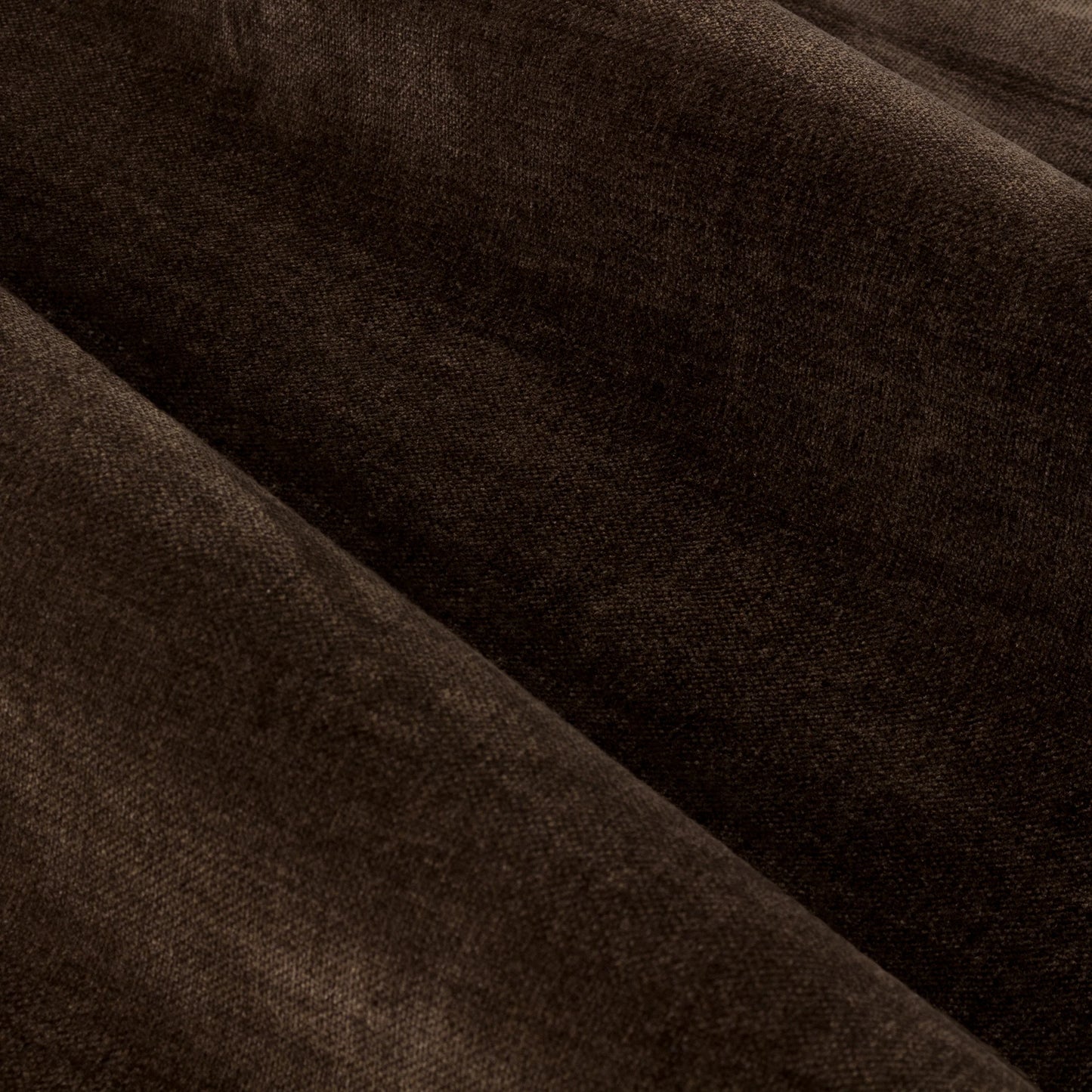 Yard Heavy Chenille Pencil Pleat Curtains - Brown