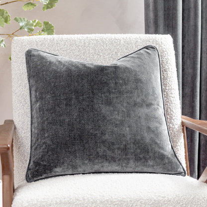Yard Heavy Chenille Cushion - Charcoal